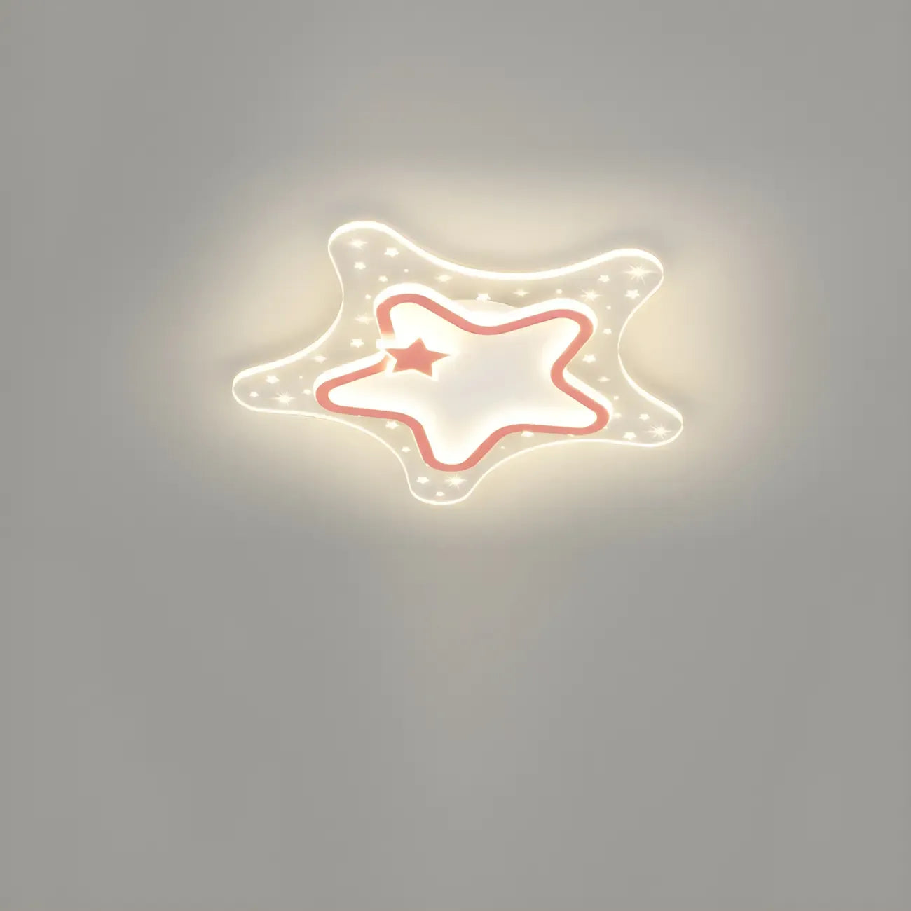 Plafonnier LED encastrable à intensité variable en forme d'étoile pour la décoration de la chambre d'enfant