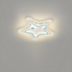Plafonnier LED encastrable à intensité variable en forme d'étoile pour la décoration de la chambre d'enfant