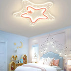 Plafonnier LED encastrable à intensité variable en forme d'étoile pour la décoration de la chambre d'enfant