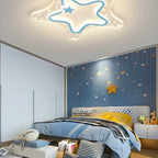 Plafonnier LED encastrable à intensité variable en forme d'étoile pour la décoration de la chambre d'enfant