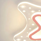 Plafonnier LED encastrable à intensité variable en forme d'étoile pour la décoration de la chambre d'enfant
