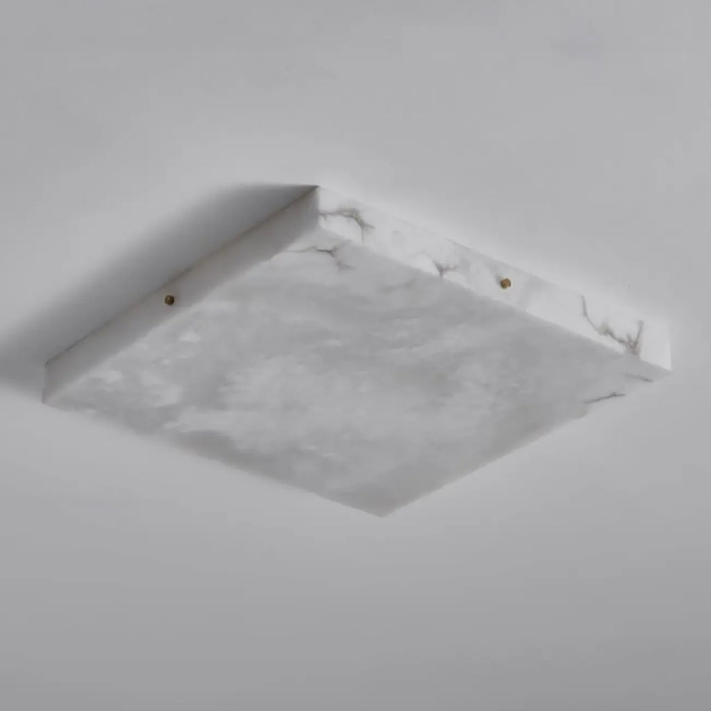 Plafonnier carré encastré à intensité variable pour chambre à coucher