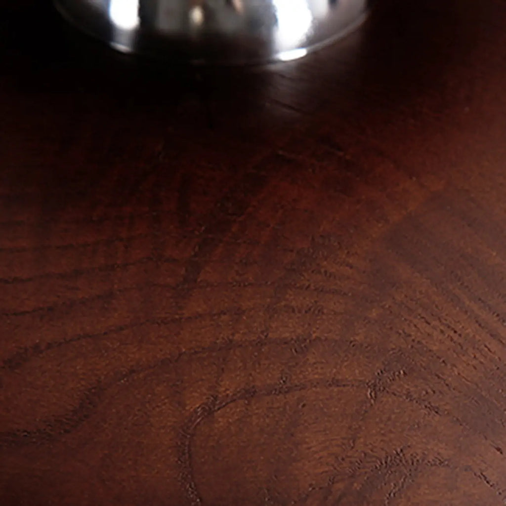 Plafonnier semi-encastré vintage en bois massif pour entrée