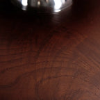 Plafonnier semi-encastré vintage en bois massif pour entrée
