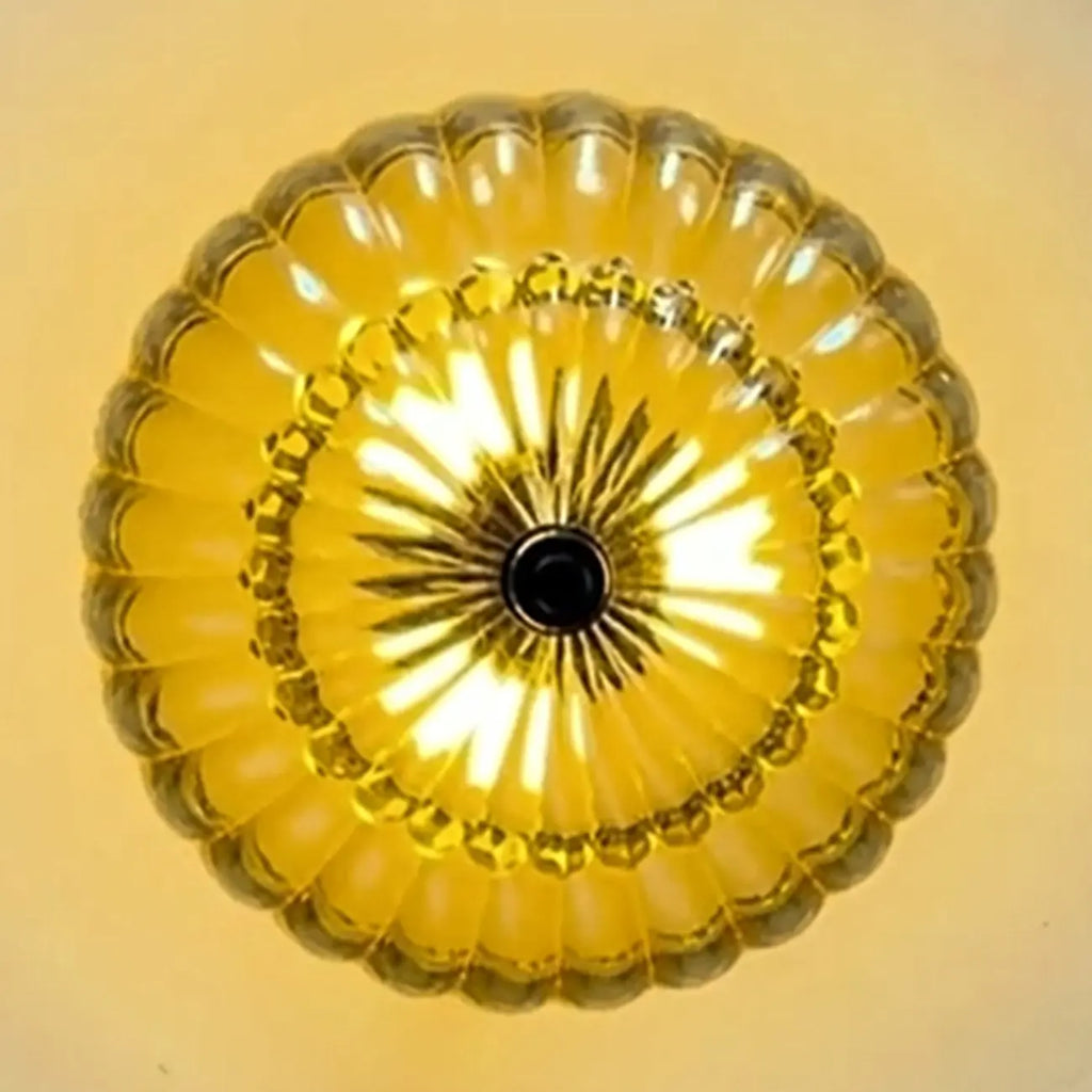 Mini plafonnier en verre en forme de parapluie pour salon
