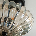 Mini plafonnier en verre en forme de parapluie pour salon