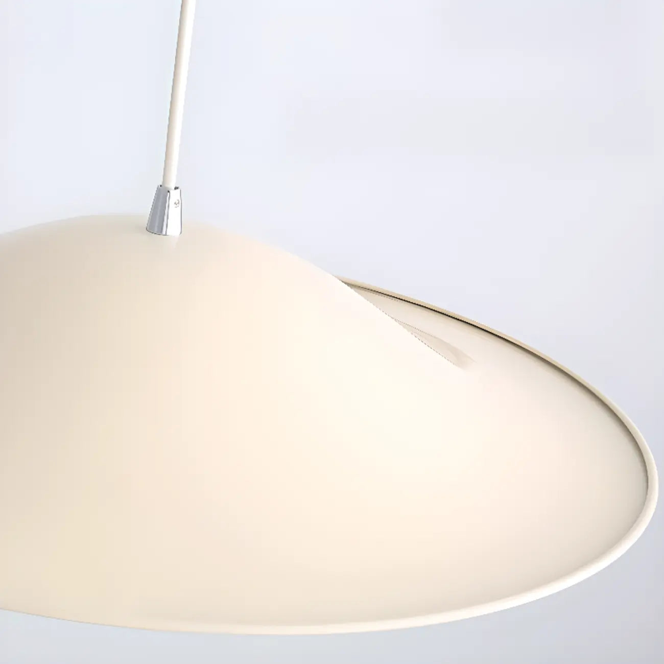 Suspension linéaire en verre blanc nordique pour salle à manger