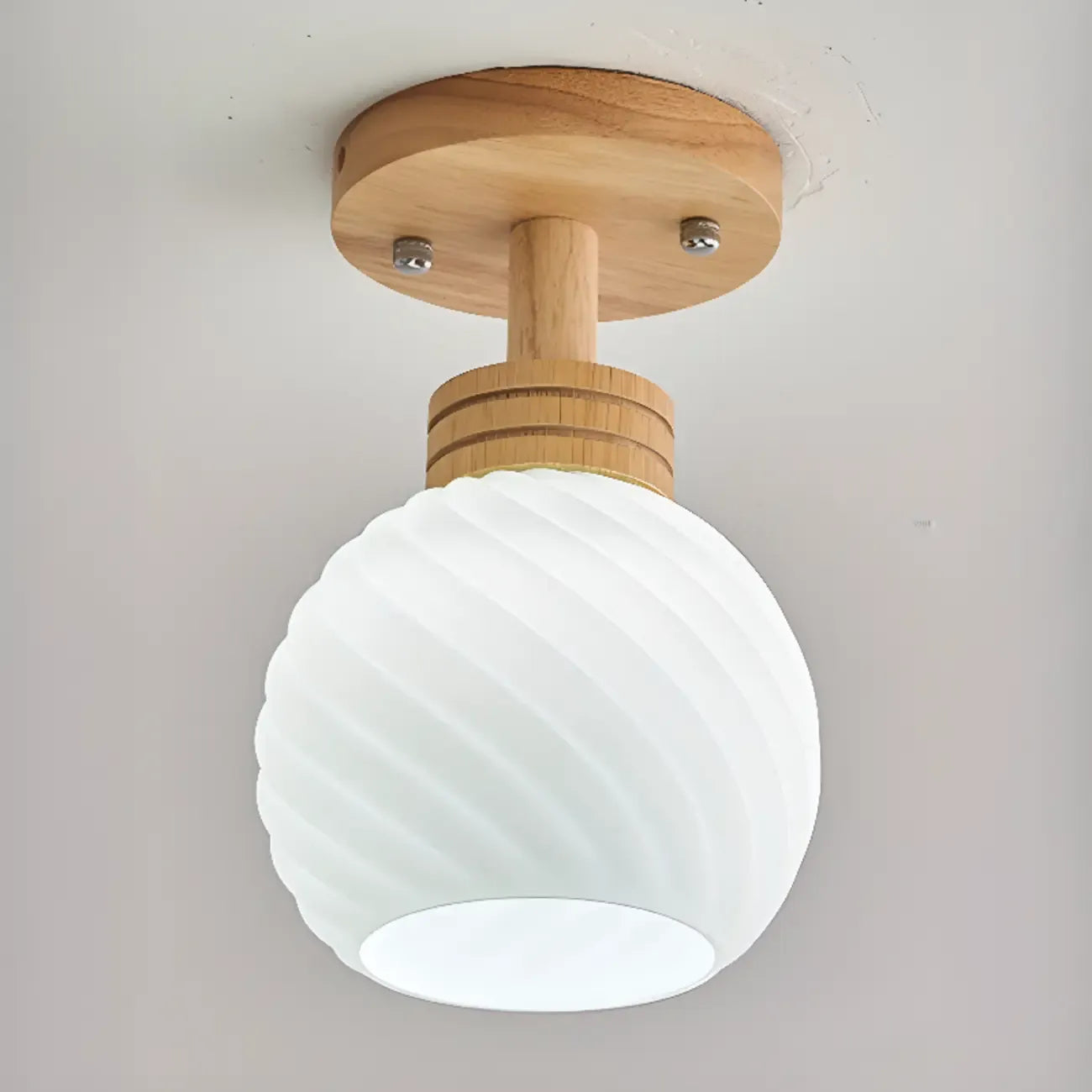 Plafonnier LED élégant à une seule tête pour usage résidentiel