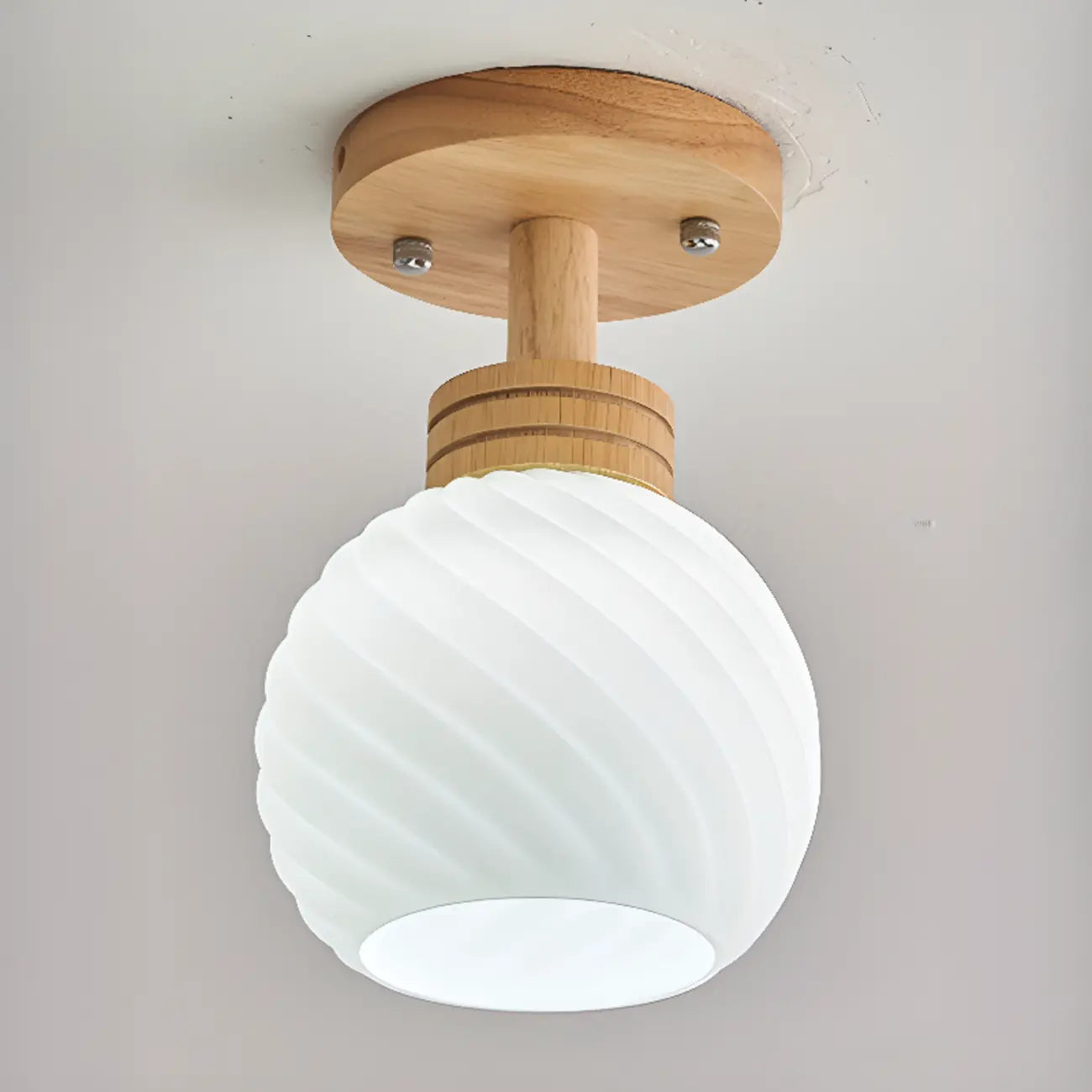 Plafonnier LED élégant à une seule tête pour usage résidentiel