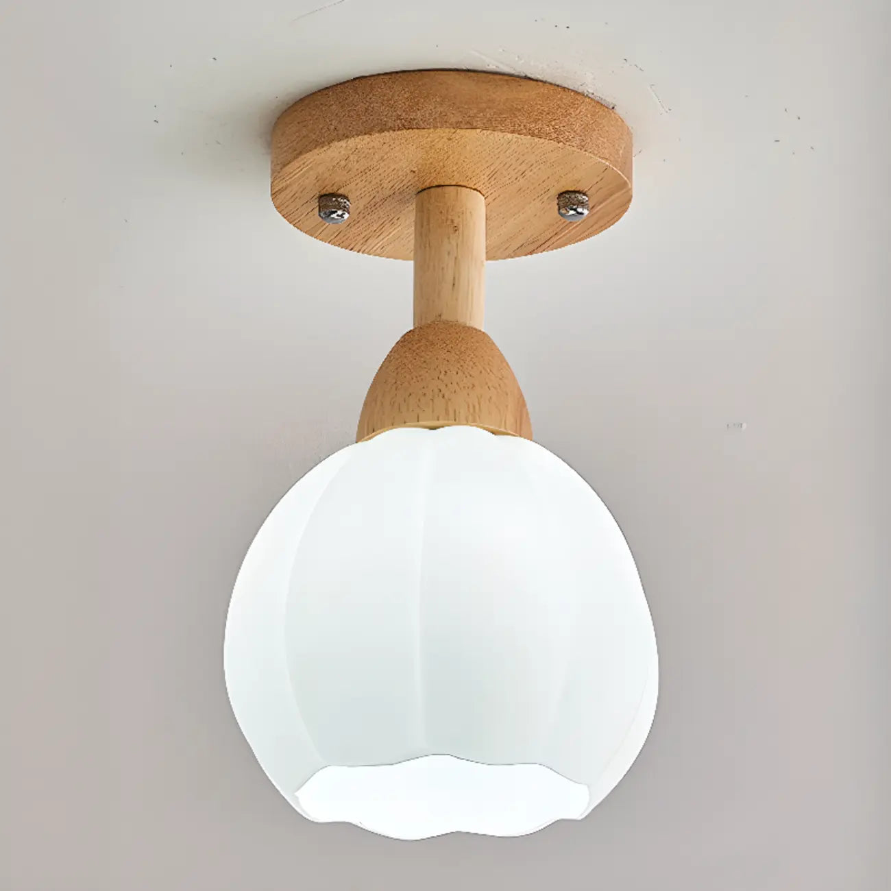 Plafonnier LED élégant à une seule tête pour usage résidentiel
