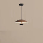 Suspension design en bois massif en forme de dôme pour salle à manger