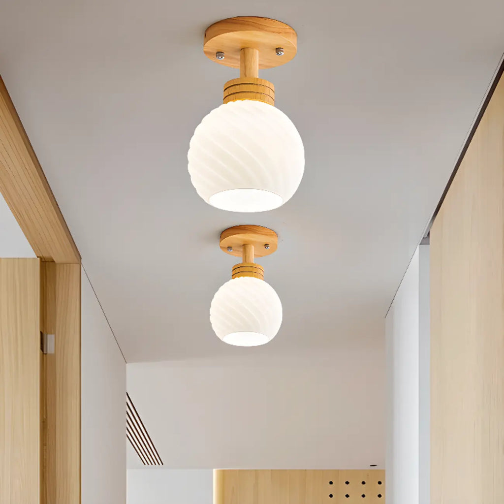 Plafonnier LED élégant à une seule tête pour usage résidentiel