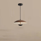 Suspension design en bois massif en forme de dôme pour salle à manger