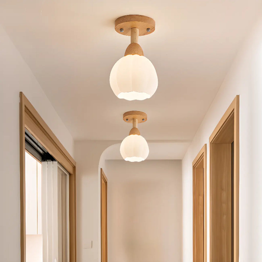 Plafonnier LED élégant à une seule tête pour usage résidentiel