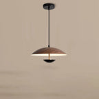 Suspension design en bois massif en forme de dôme pour salle à manger