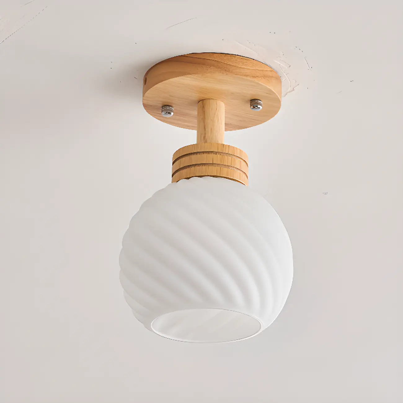 Plafonnier LED élégant à une seule tête pour usage résidentiel