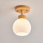 Plafonnier LED élégant à une seule tête pour usage résidentiel