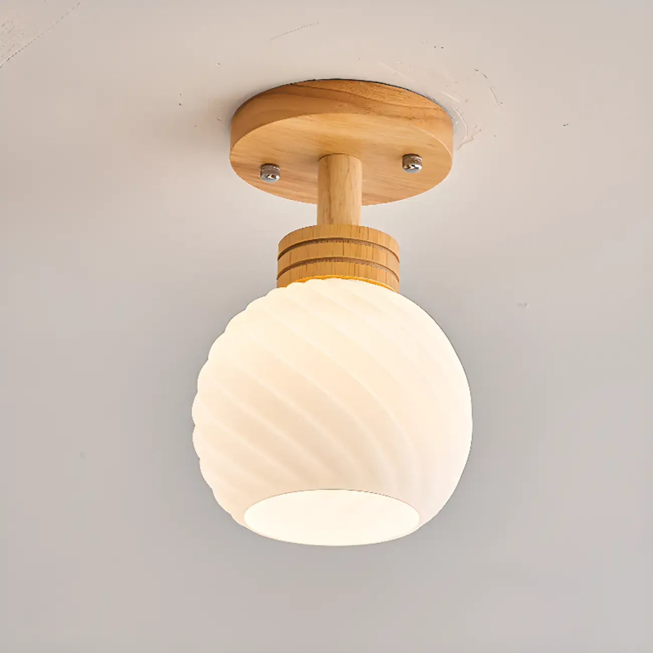 Plafonnier LED élégant à une seule tête pour usage résidentiel