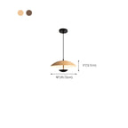 Suspension design en bois massif en forme de dôme pour salle à manger