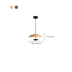 Suspension design en bois massif en forme de dôme pour salle à manger