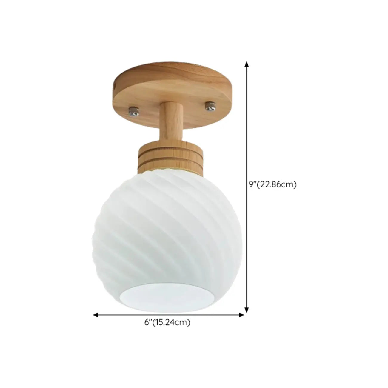 Plafonnier LED élégant à une seule tête pour usage résidentiel