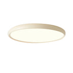 Plafonnier LED rond en acrylique à intensité variable pour usage résidentiel