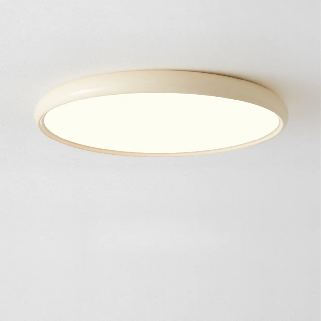 Plafonnier LED rond en acrylique à intensité variable pour usage résidentiel