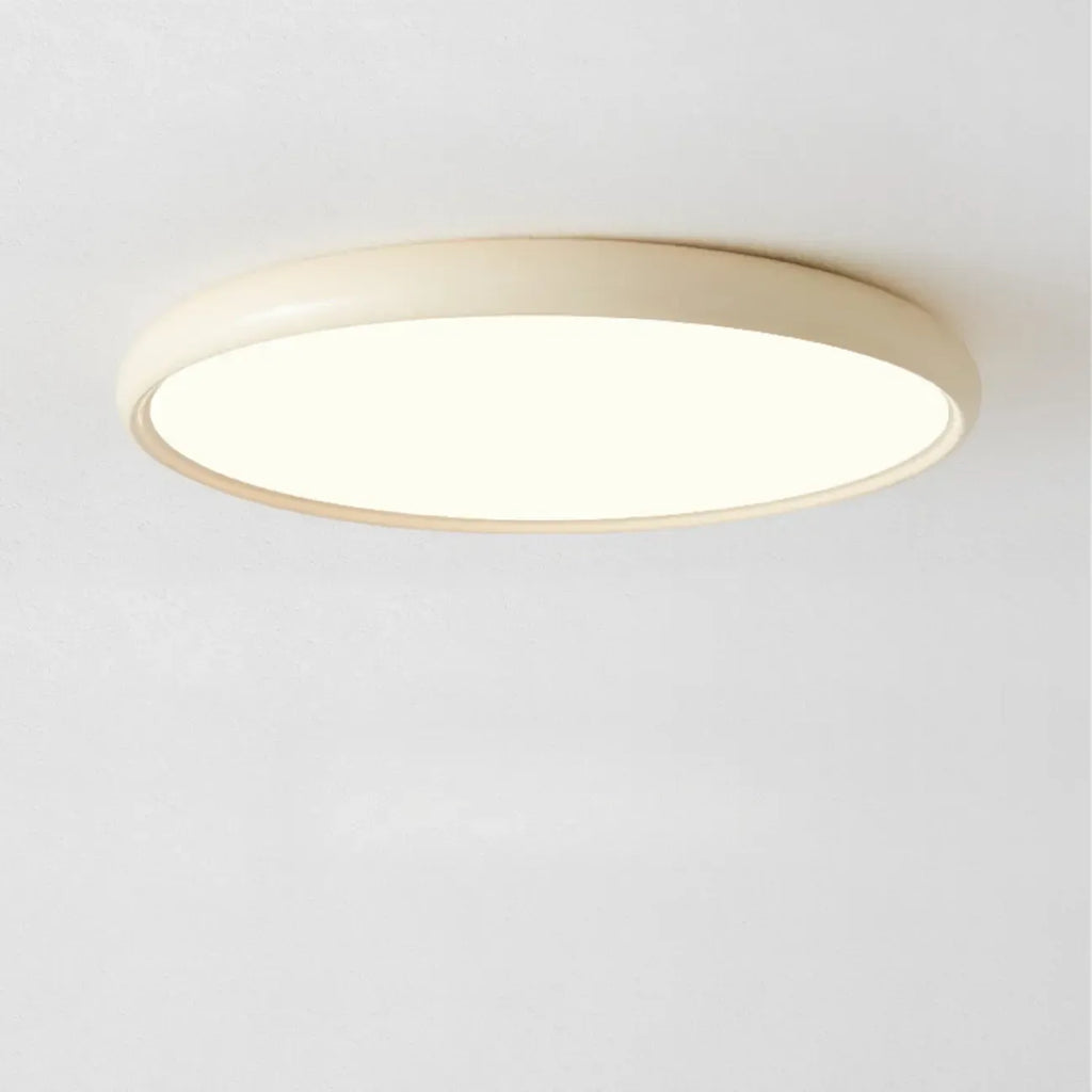 Plafonnier LED rond en acrylique à intensité variable pour usage résidentiel