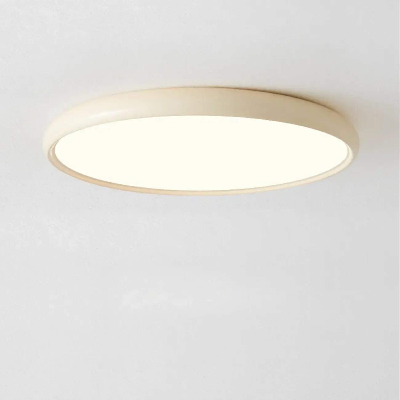Plafonnier LED rond en acrylique à intensité variable pour usage résidentiel