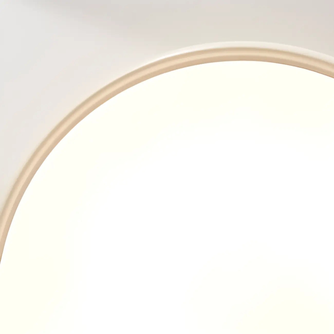 Plafonnier LED rond en acrylique à intensité variable pour usage résidentiel