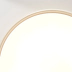 Plafonnier LED rond en acrylique à intensité variable pour usage résidentiel