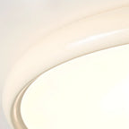 Plafonnier LED rond en acrylique à intensité variable pour usage résidentiel