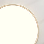 Plafonnier LED rond en acrylique à intensité variable pour usage résidentiel