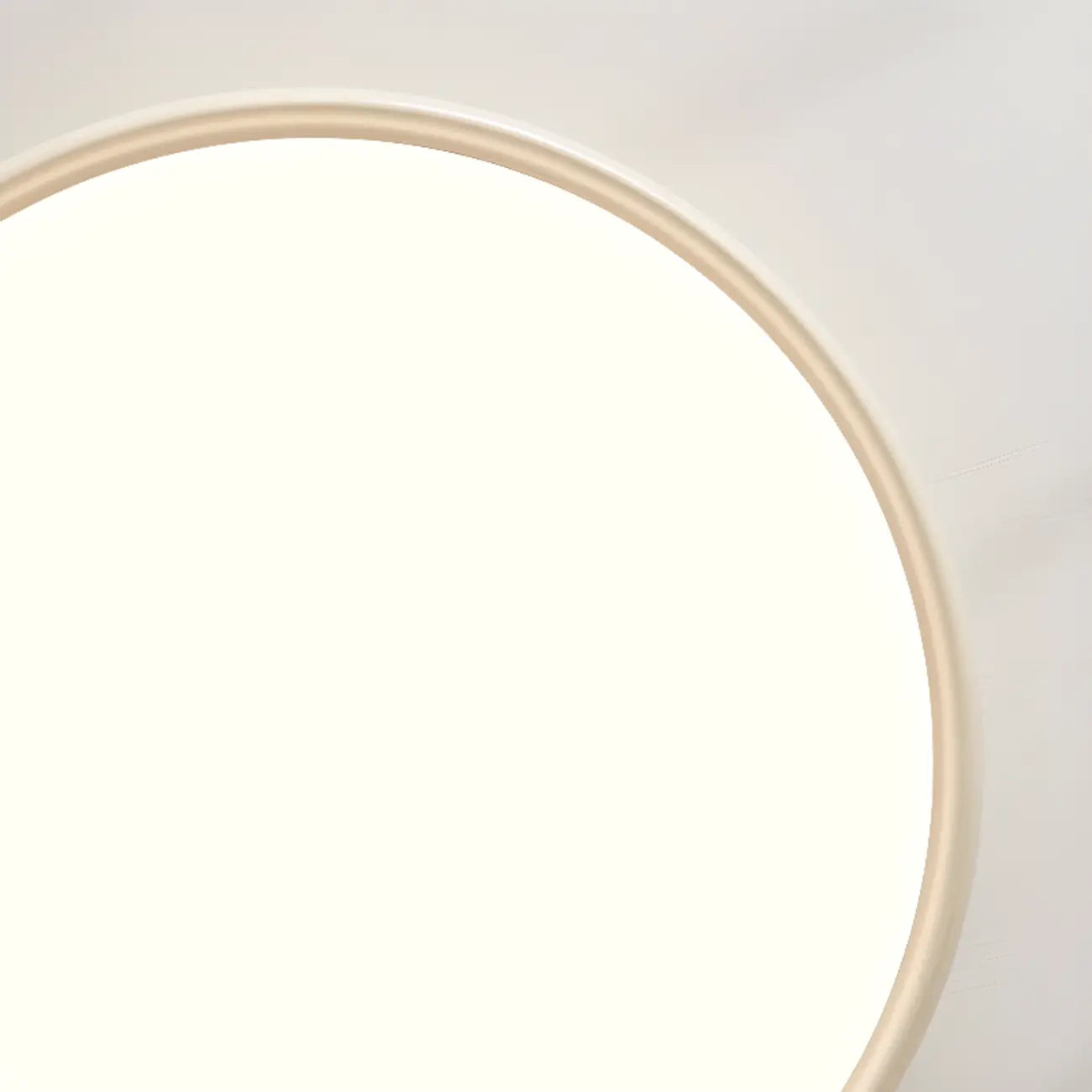 Plafonnier LED rond en acrylique à intensité variable pour usage résidentiel