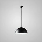 Suspension industrielle en aluminium noir pour restaurant