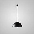 Suspension industrielle en aluminium noir pour restaurant