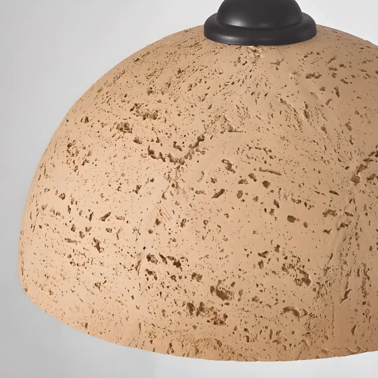 Suspension en dôme effet marbre industriel pour salle à manger