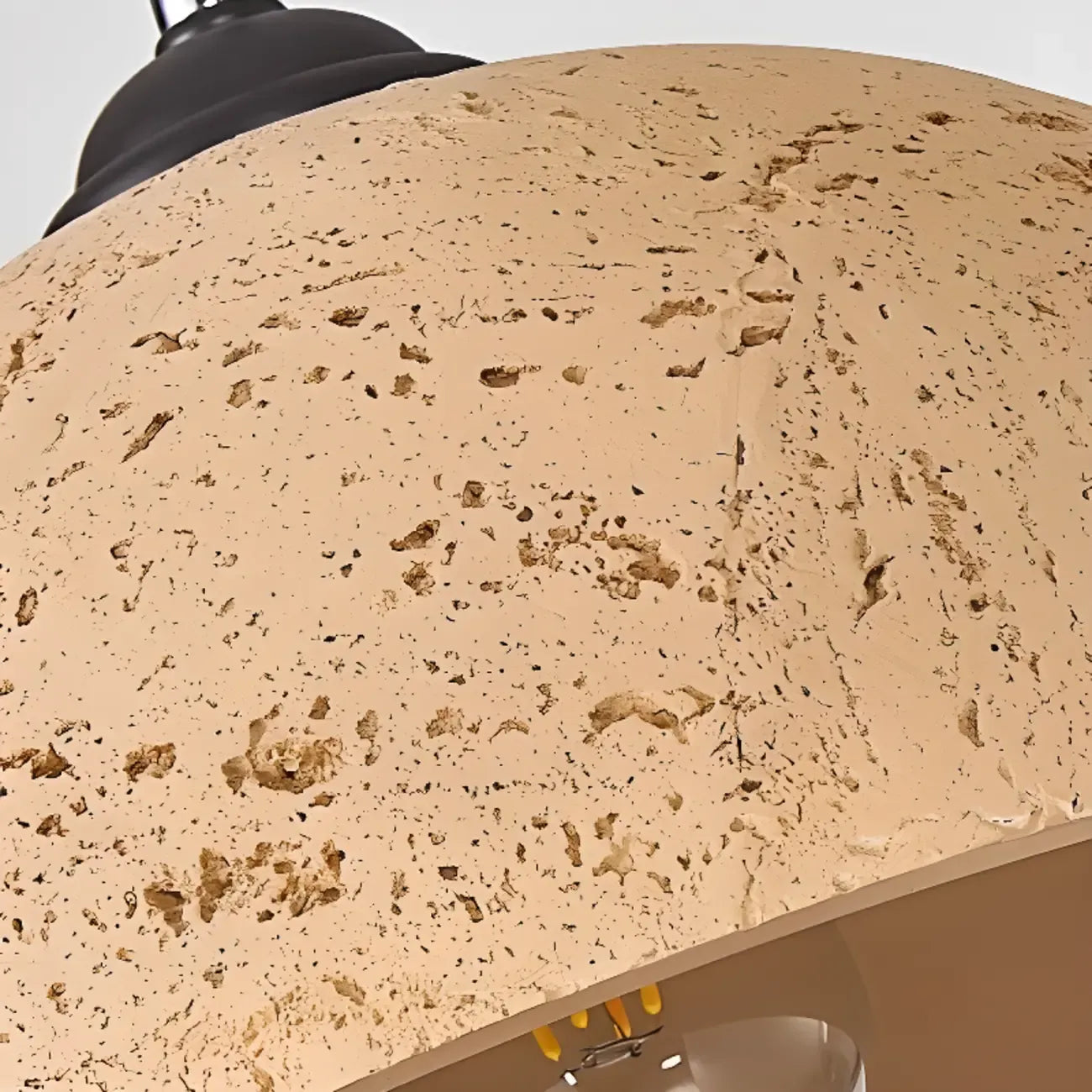 Suspension en dôme effet marbre industriel pour salle à manger