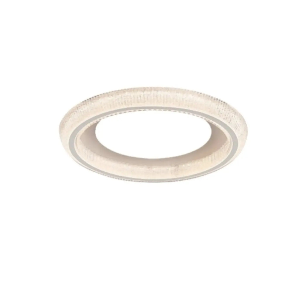 Plafonnier moderne à intensité variable en cristal pour chambre à coucher