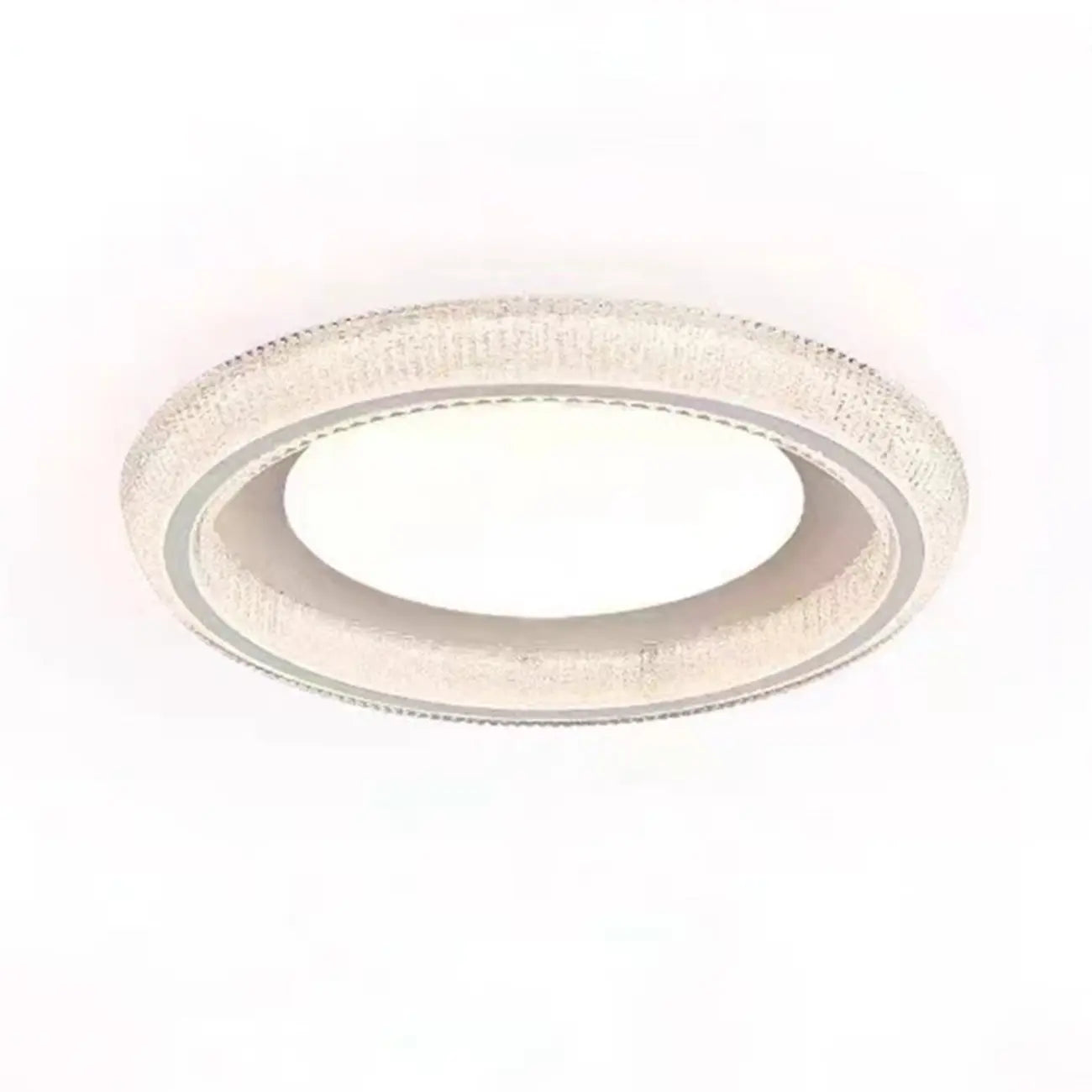 Plafonnier moderne à intensité variable en cristal pour chambre à coucher