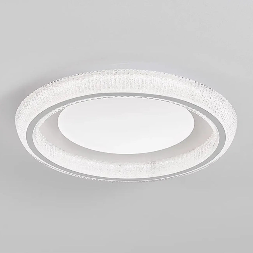 Plafonnier moderne à intensité variable en cristal pour chambre à coucher