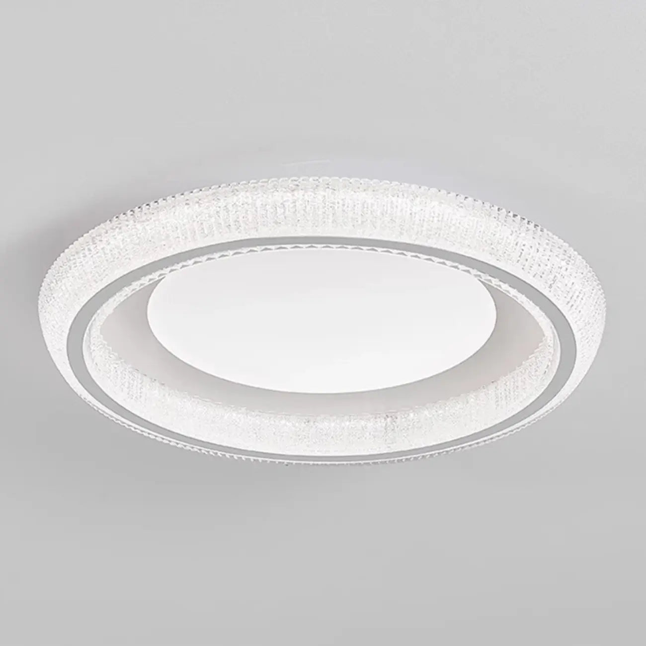 Plafonnier moderne à intensité variable en cristal pour chambre à coucher