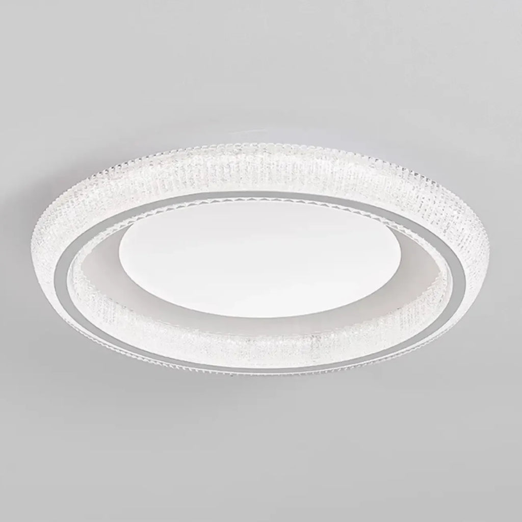 Plafonnier moderne à intensité variable en cristal pour chambre à coucher