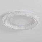Plafonnier moderne à intensité variable en cristal pour chambre à coucher