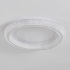 Plafonnier moderne à intensité variable en cristal pour chambre à coucher