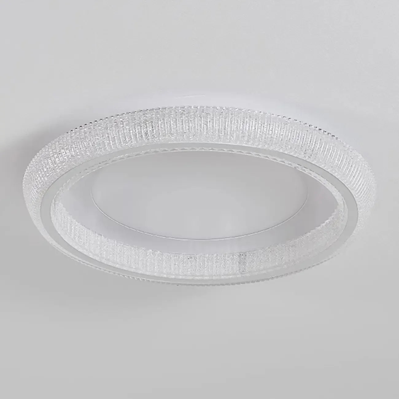 Plafonnier moderne à intensité variable en cristal pour chambre à coucher
