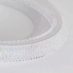 Plafonnier moderne à intensité variable en cristal pour chambre à coucher