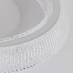 Plafonnier moderne à intensité variable en cristal pour chambre à coucher