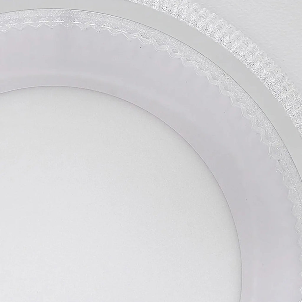 Plafonnier moderne à intensité variable en cristal pour chambre à coucher