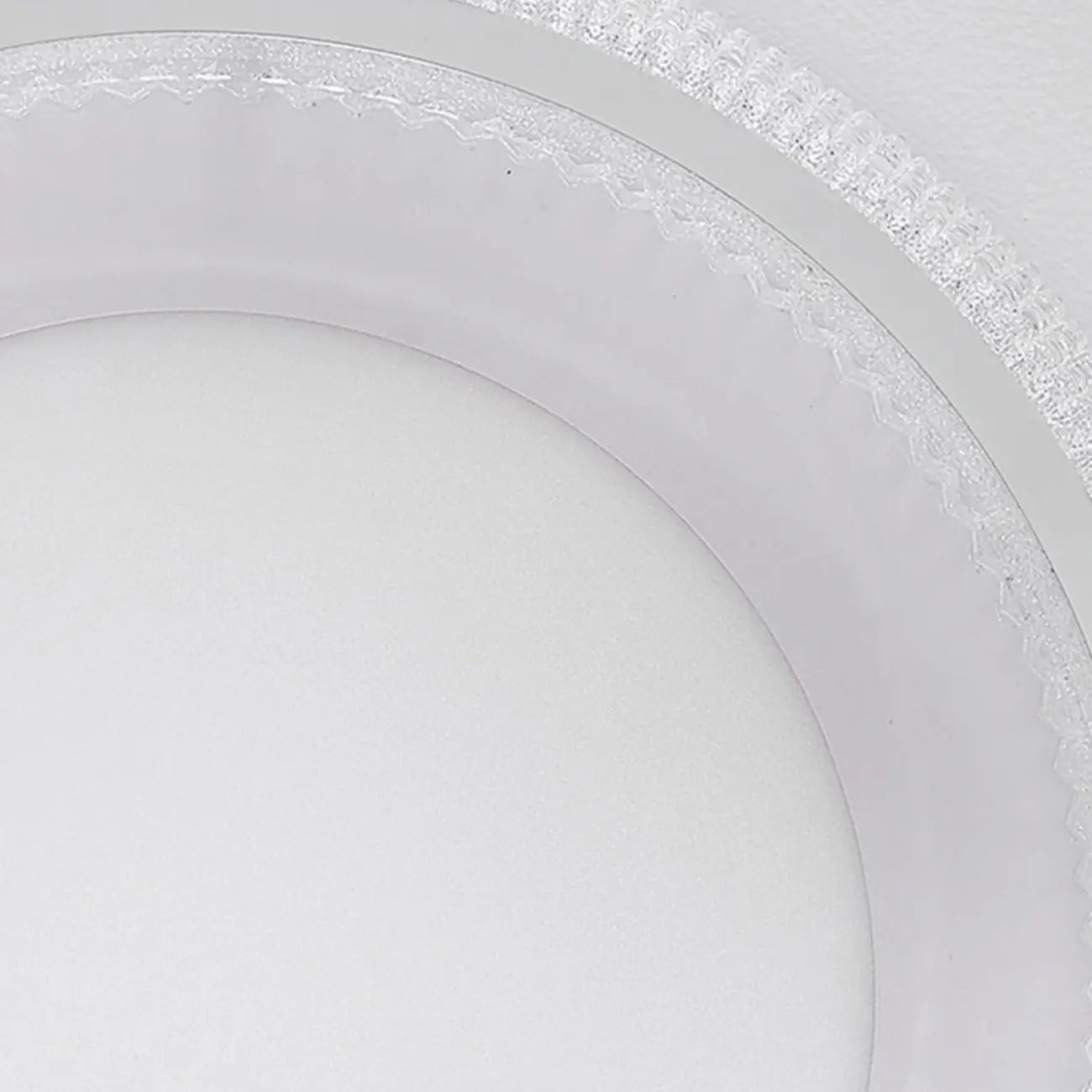 Plafonnier moderne à intensité variable en cristal pour chambre à coucher